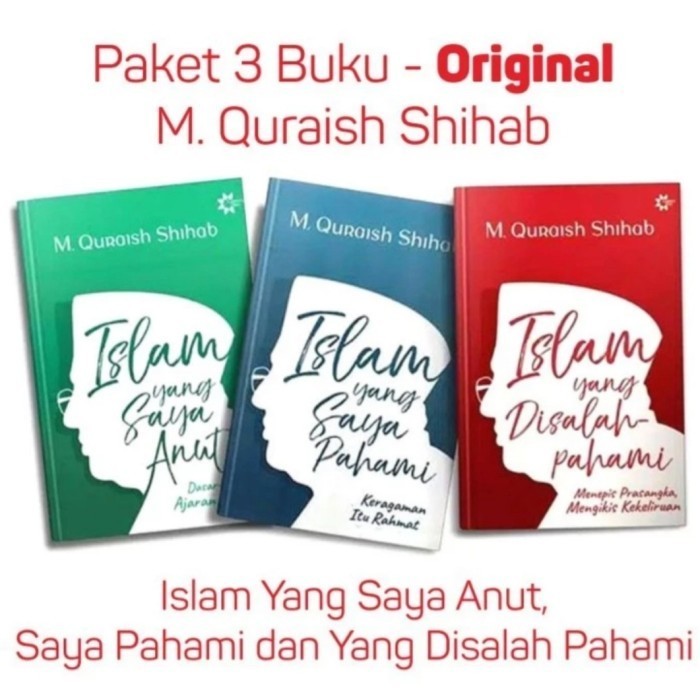 

paket 3 buku M Quraish Shihab