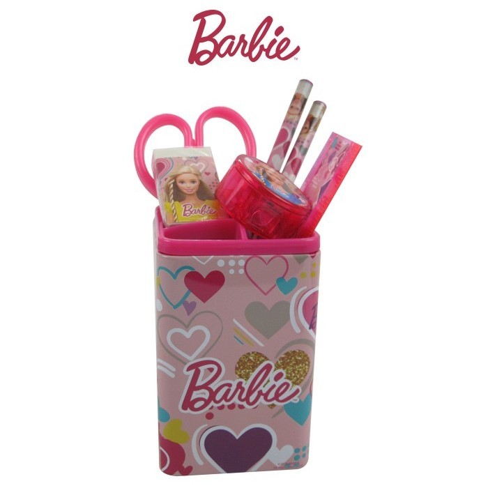 

BARBIE Stationery Set / Alat Tulis Set Ori / Pen Holder BB20006