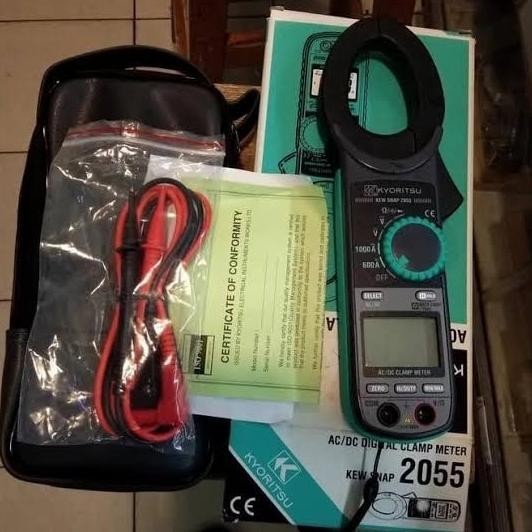 Kyoritsu 2055 Digital Clamp Meter Tang Ampere Ac/Dc 1000A Kyoritsu2055
