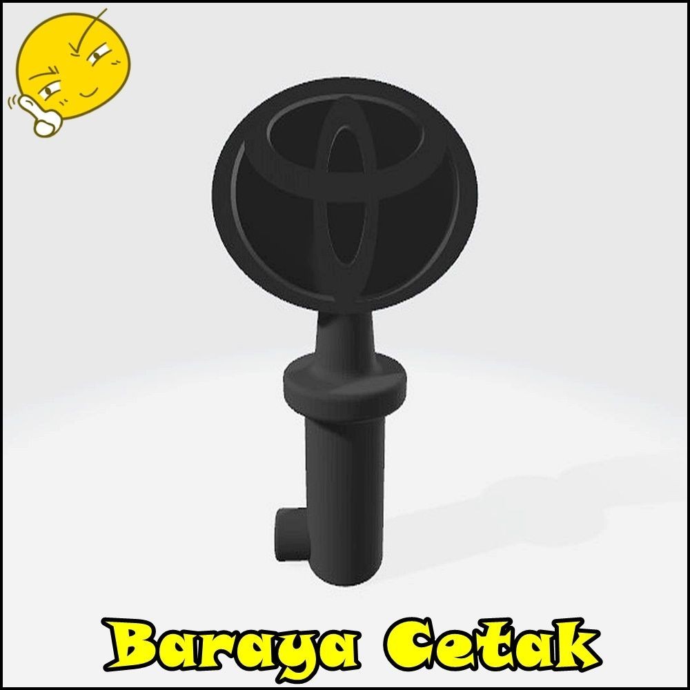 RC Logo Depan Toyota Mobil RC WPL MN 3D Print Aksesoris Mainan RC