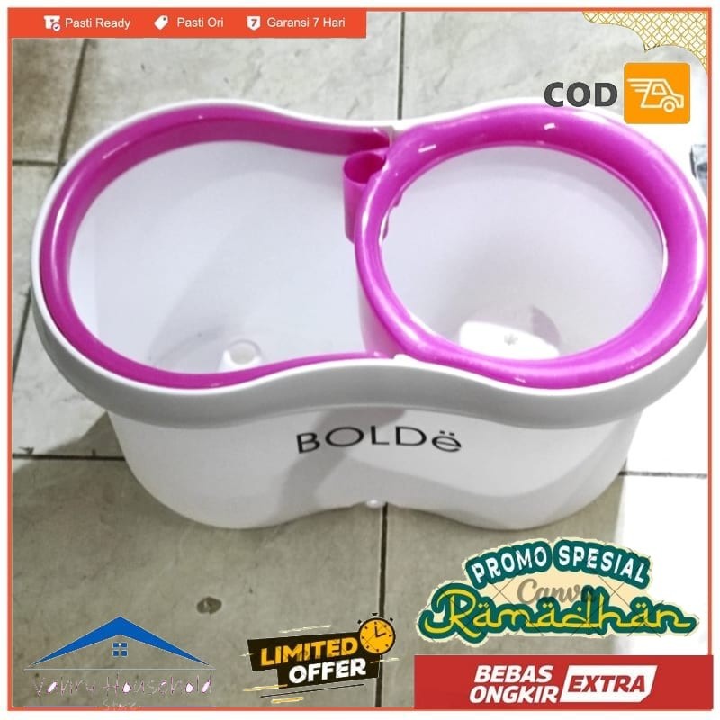 EMBER BOLDE SUPER MOP 169X M169X SPECIAL EDITION ALAT PEL LANTAI ORI - BIRU