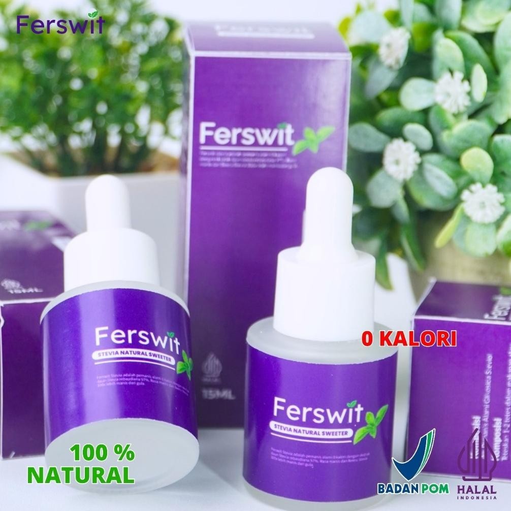 

Ferswit Stevia Alami Paket 5 Botol Pengganti Gula Tebu Dan Pemanis Buatan