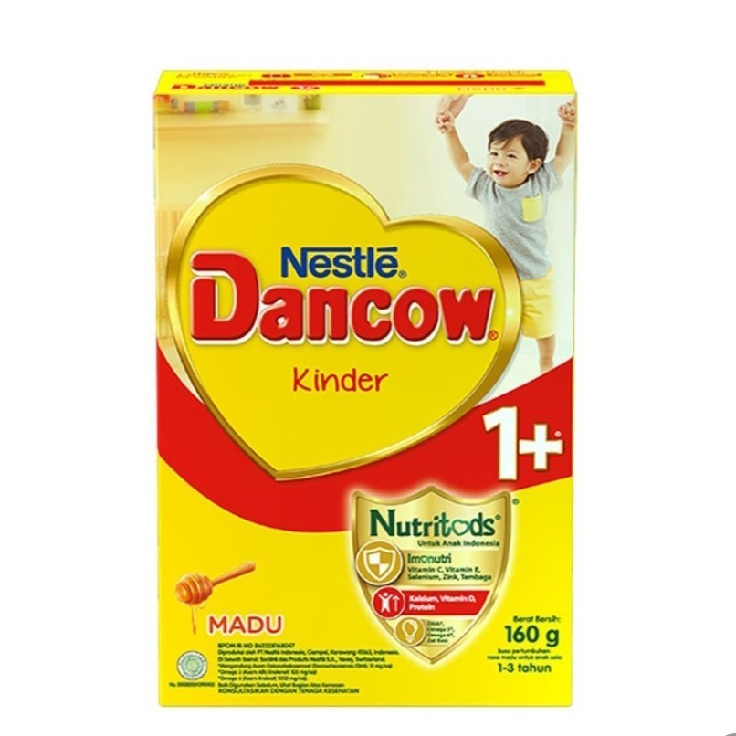 

Dancow 1+ Imunutri Susu Bubuk Pertumbuhan Anak 1 - 3 Tahun Madu 160 g