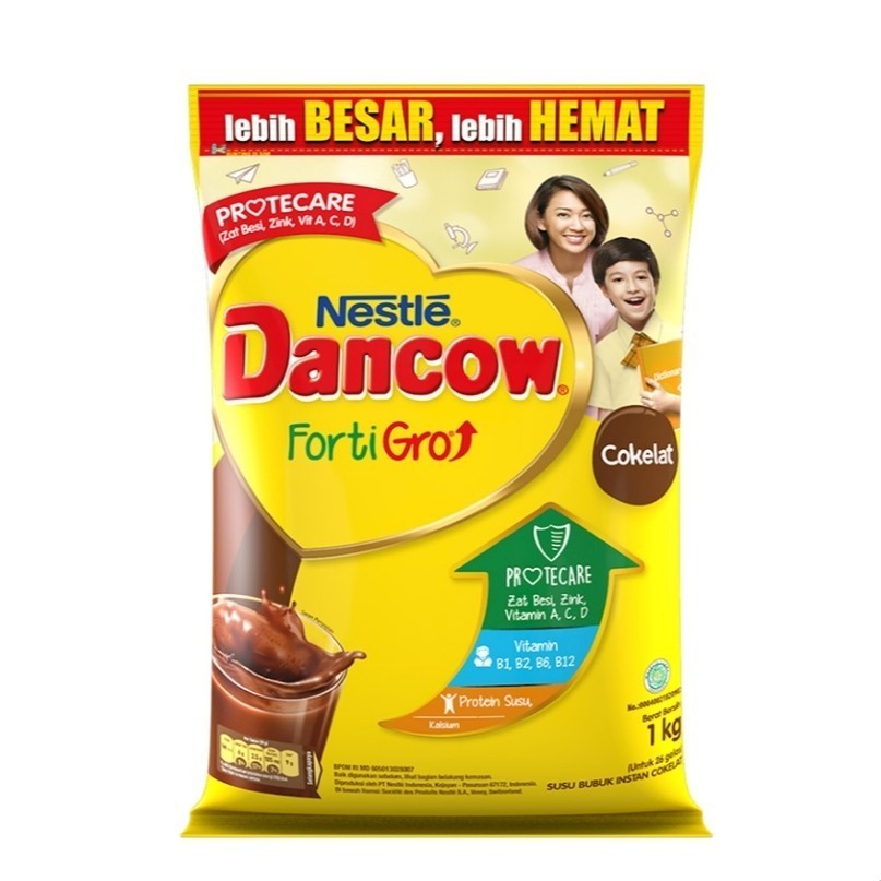 

DANCOW FortiGro Cokelat Susu Bubuk Instant 1000 g