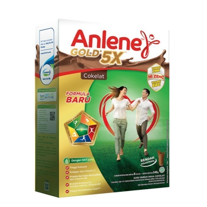 

Anlene Gold 5X Susu Bubuk Cokelat 240 g