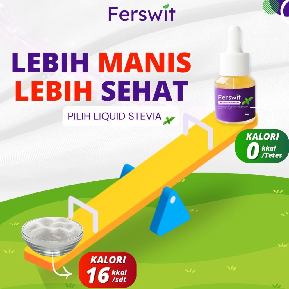 

Ferswit Stevia Alami Paket Bundling 2 Botol Sulli