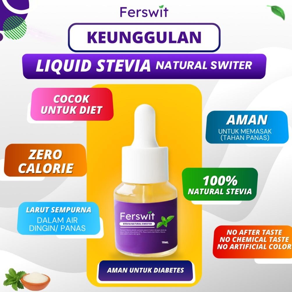 

Ferswit Stevia Alami Paket Bundling 5 Botol Arjuna