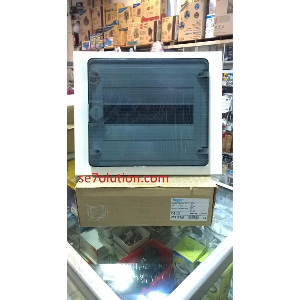 TERBARU - Hager Box MCB Hager 12 Group (9010)