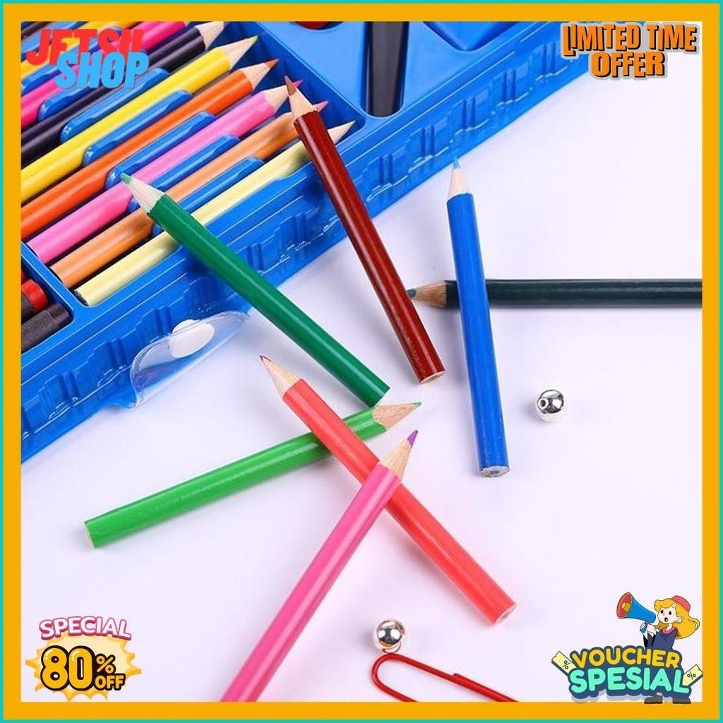 

Art Set 208 Pensil Warna Crayon Set 150Pcs/Crayon Mewarnai 150 Warna (Murmer)