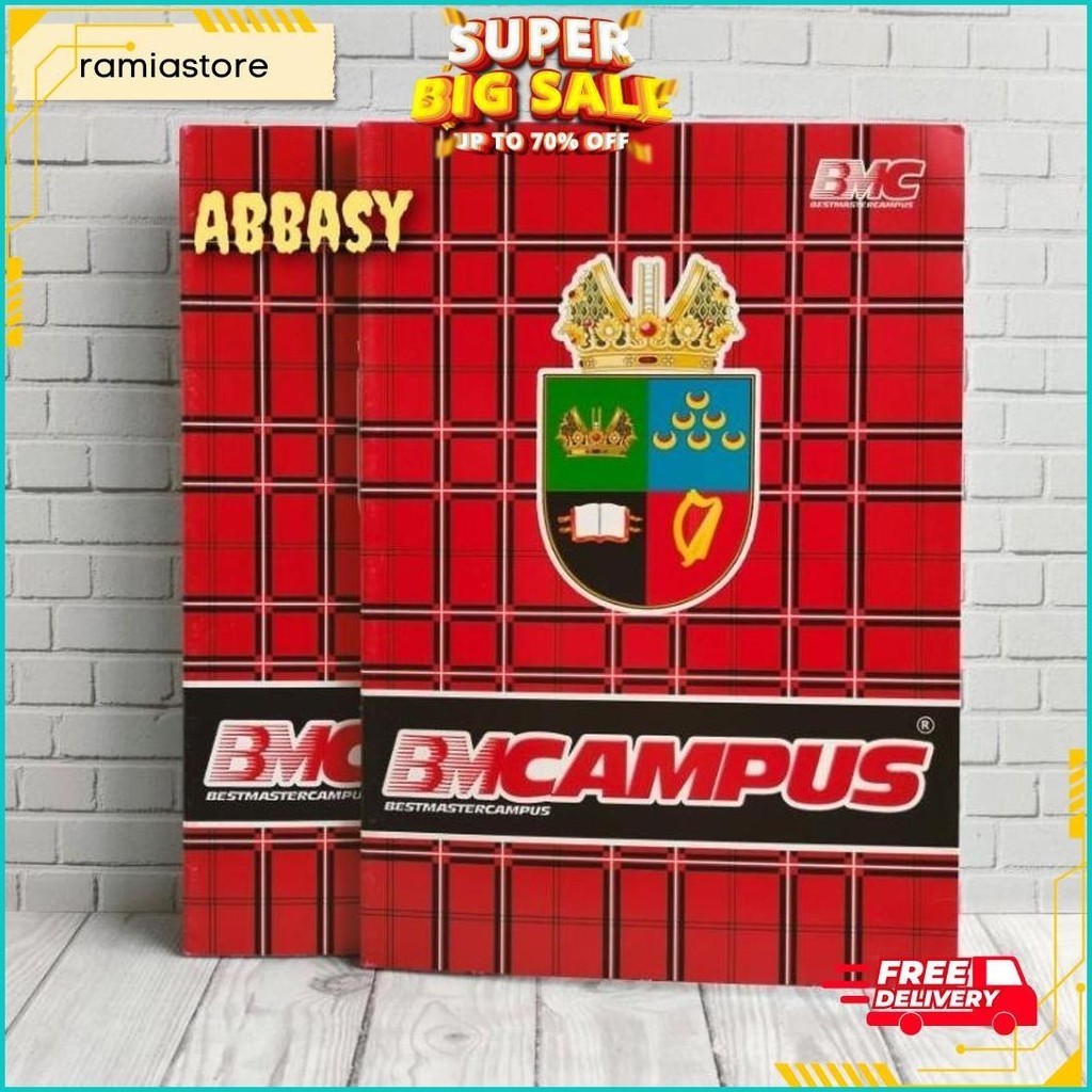 

BUKU TULIS BIG BOSS CAMPUS 50 LEMBAR UK CAMPUS BESAR ( ISI 5 BUKU ) SIAP KIRIM