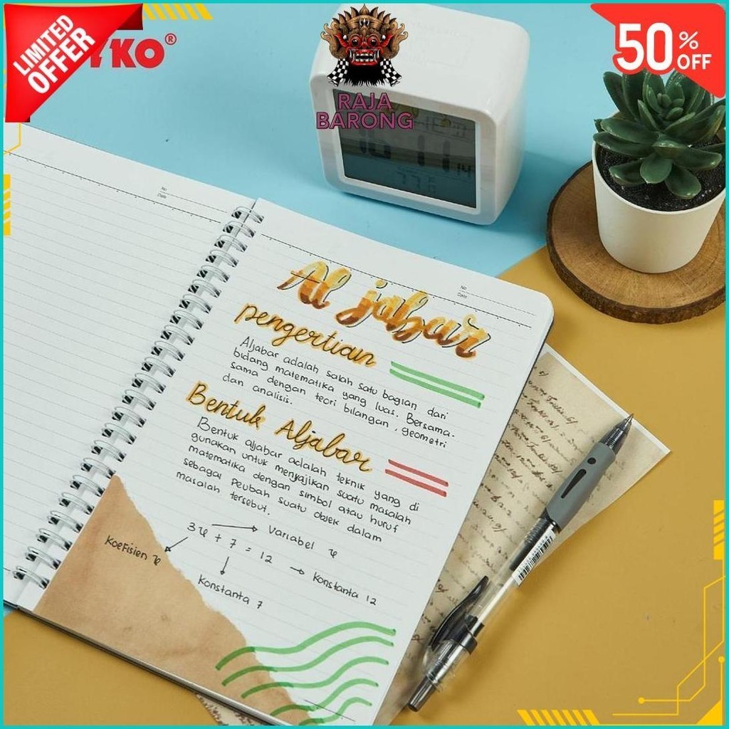

RULED NOTEBOOK DIARY AGENDA BUKU CATATAN BERGARIS JOYKO NB-690 SIAP KIRIM