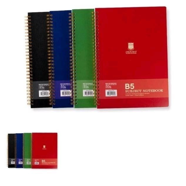 

NOTEBOOK SPIRAL B5 3SUB70B5/70 SHEETS OXFORDS TERLARIS