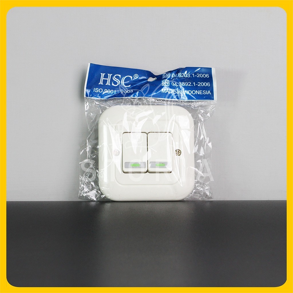 Saklar Double Saklar Seri SS  IB Tanam Radium HSC
