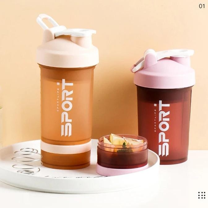 Protein Shaker - Botol Minum Olahraga / Botol Minum Protein Shaker