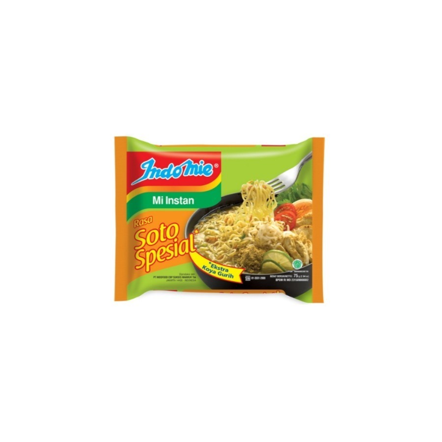 

Indomie Mi Instan Indomie Mi Instan Soto Spesial 75 g × 5 pcs