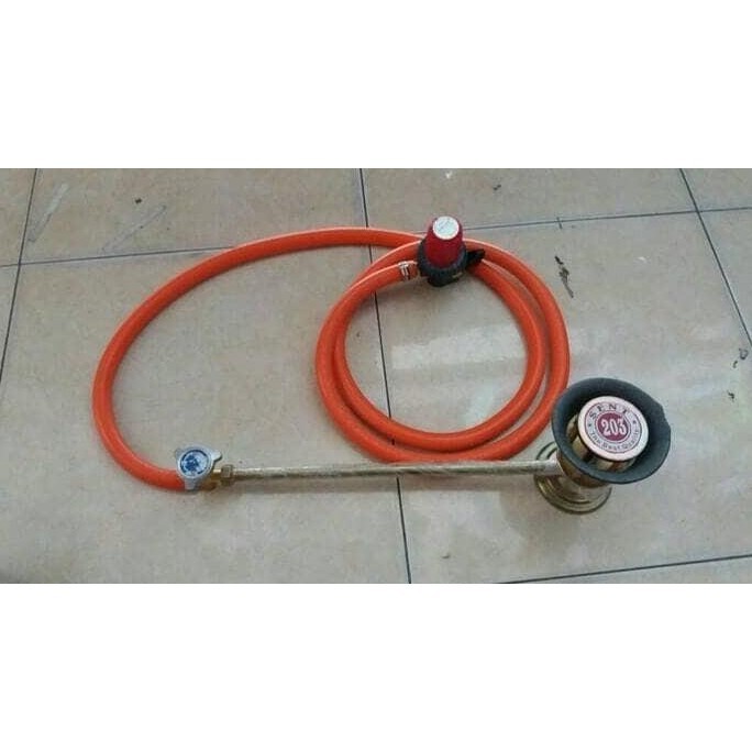 [Cod] Regulator Kompor Gas Semawar+Selang Gas/Smawar/Regulator Putar Win Gas
