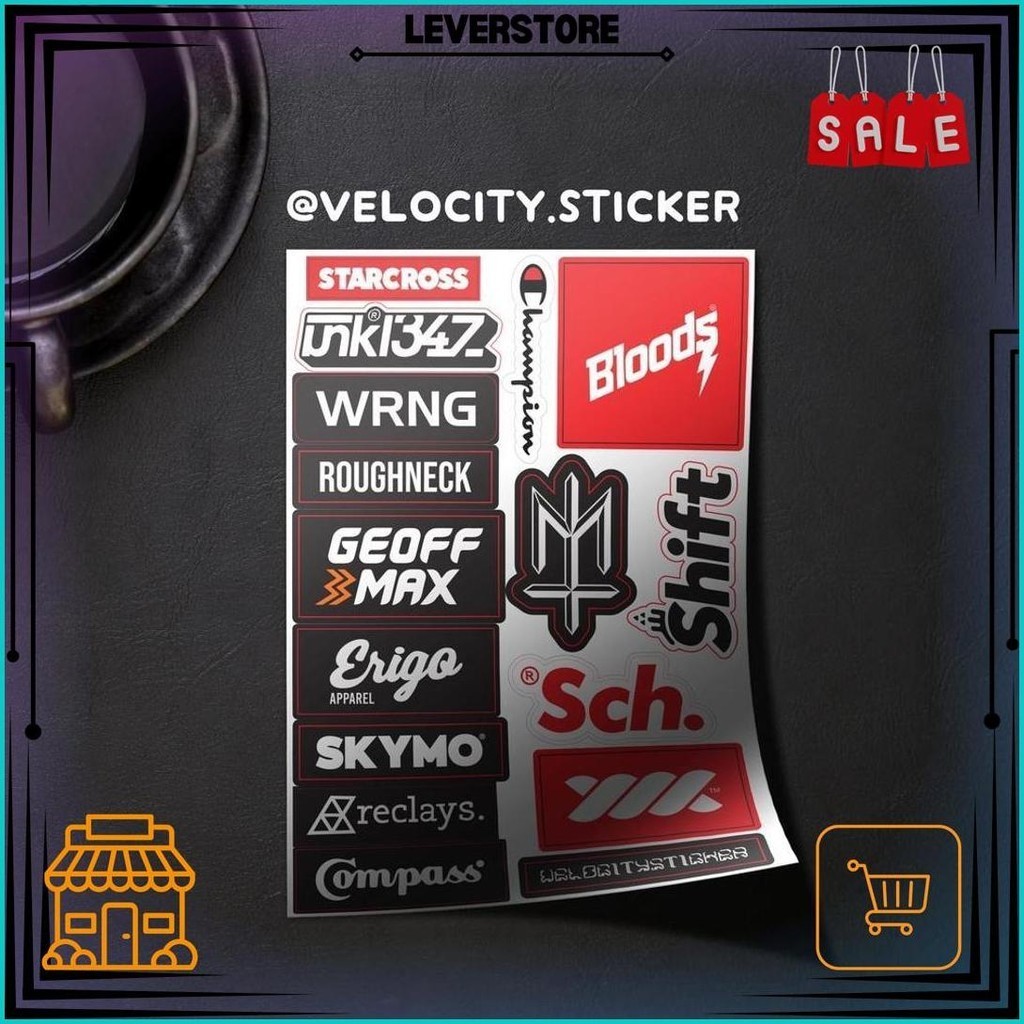 

Sticker Pack Brand Local - Stiker Aesthetic Laptop, Aksesoris Hp, Anti Air, Motif,Helm,Tumbler Cod