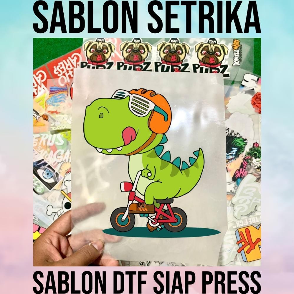 

Stiker Dtf Sablon Setrika Tema Dinosaurus Unyu Chibi T Rex Terbaru Distro Desain Lucu Keren Nyindir Printing, Sablon Printing Promo