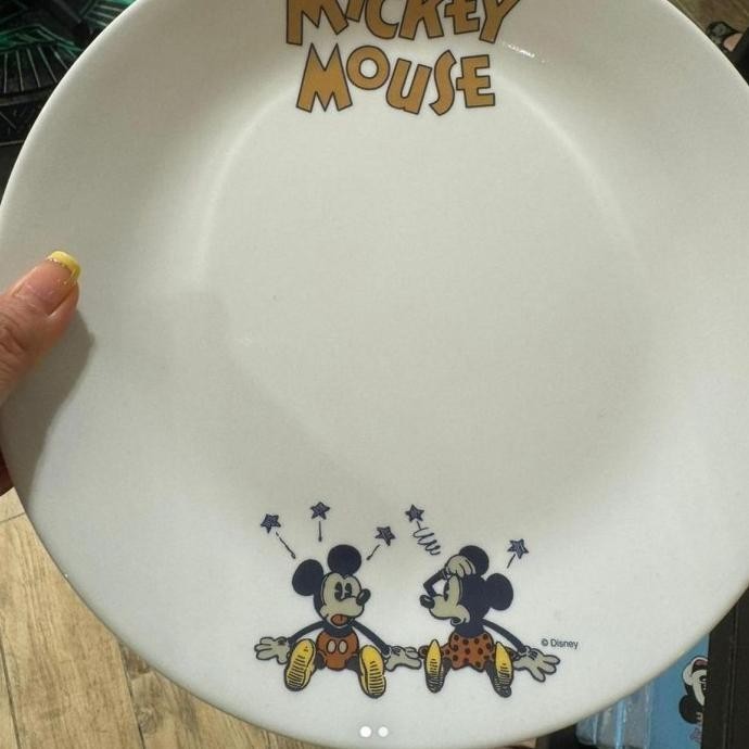 mickey corelle dinner plate / disney corelle plate set