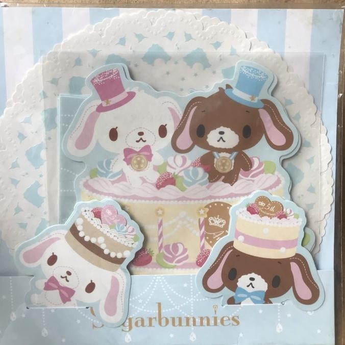 sanrio letter set sugarbunnies / kertas surat sanrio ori