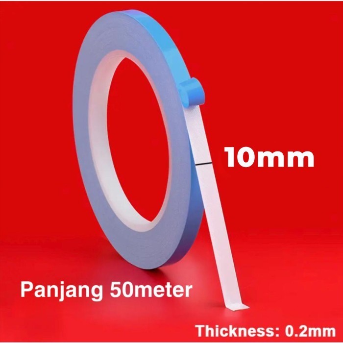 

1 roll Double tape biru led backlight perekat dua sisi ic chipset pcb