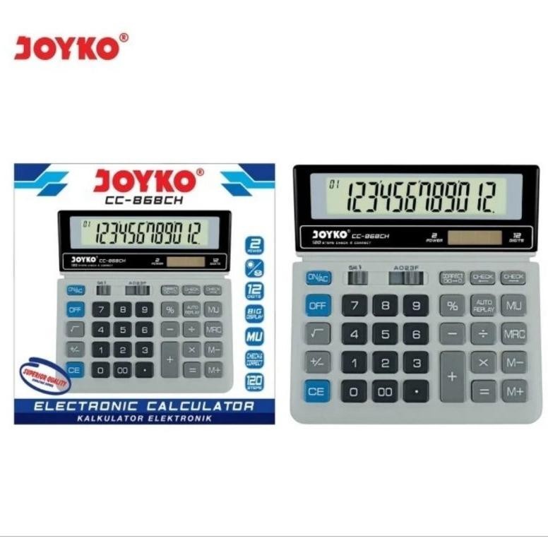 

SALE Kalkulator JOYKO CC 868CH Calculator Check Correct Cek Ulang 868 CH sth-6
