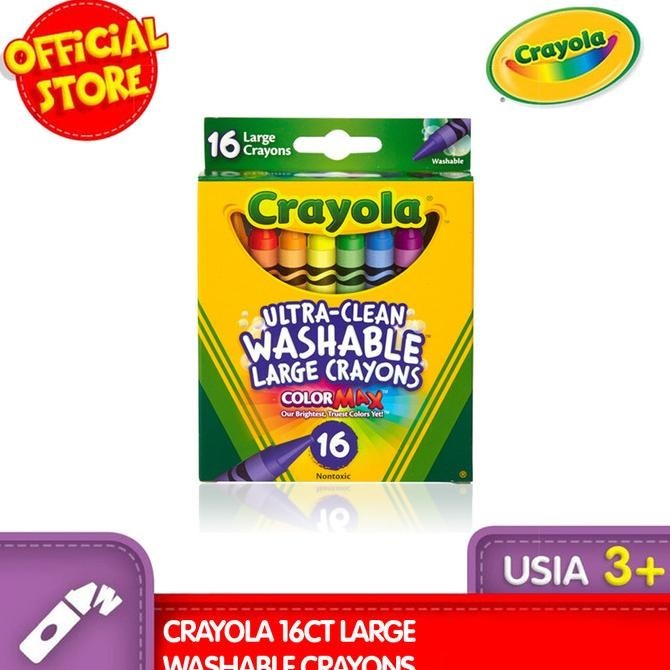 

CRAYOLA 16ct Large Washable Crayons