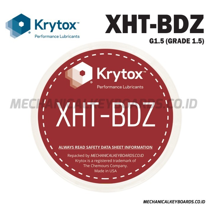Diskon Krytox Xht-Bdz (Grade 1.5) Pfpe Grease Lubricant