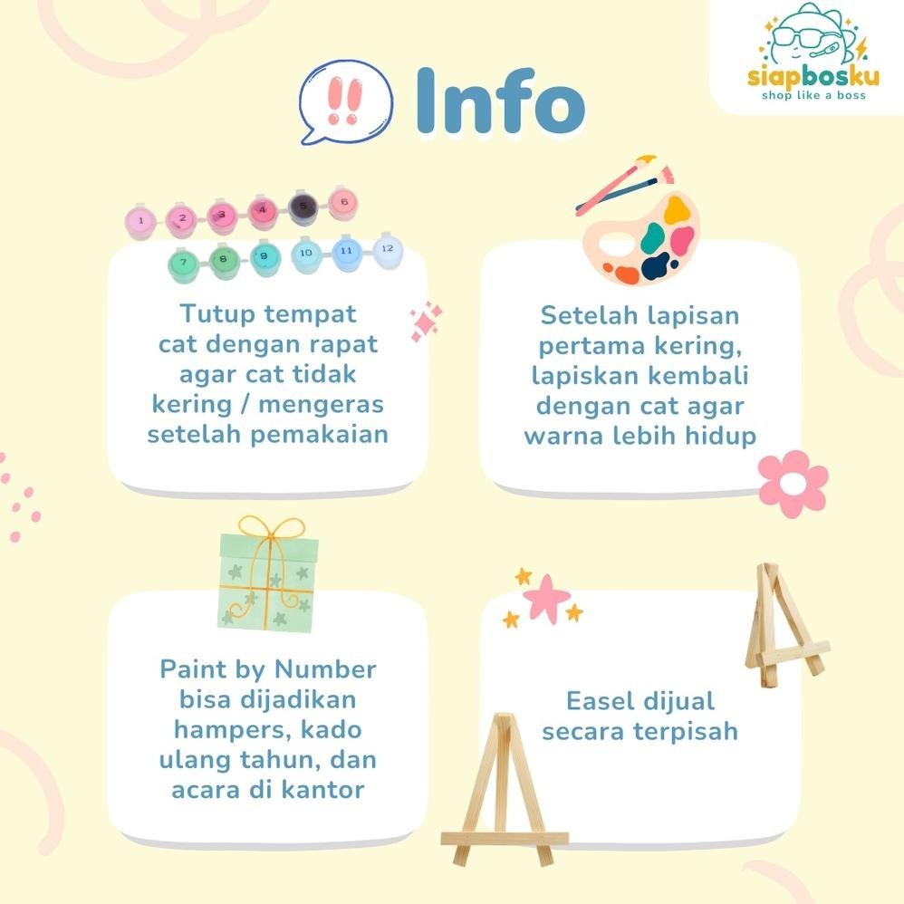

PROMO KANVAS LUKIS PEMANDANGAN UNTUK ANAK CANVAS PAINTING BY NUMBER FOR KIDS 20x20 CM TERMASUK CAT KUAS FRAME KAYU SIAP LUKIS - LANDSCAPE SERIES er-23