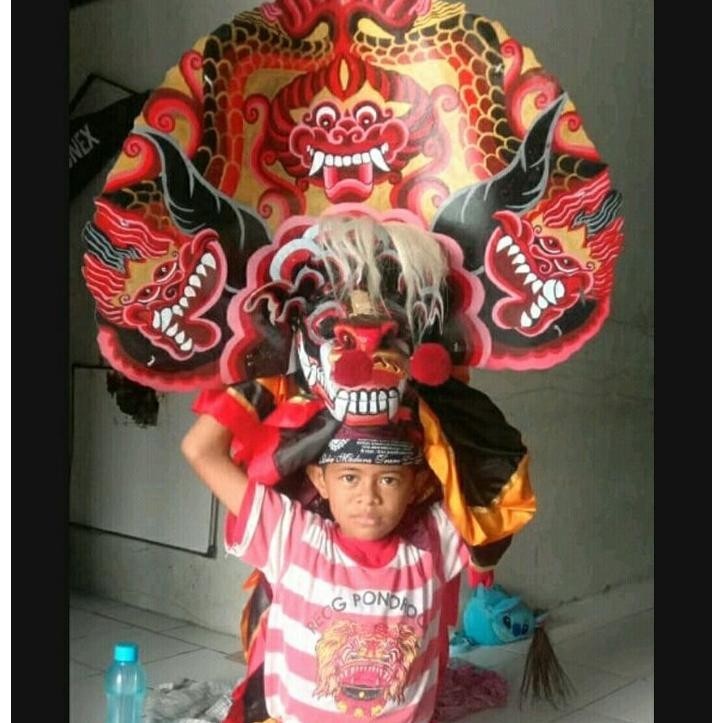 Barongan Anak Uk 17 Bonus Kemul Barongan Devil Barongan Murah Barongan Anak Barongan Thik Barongam T