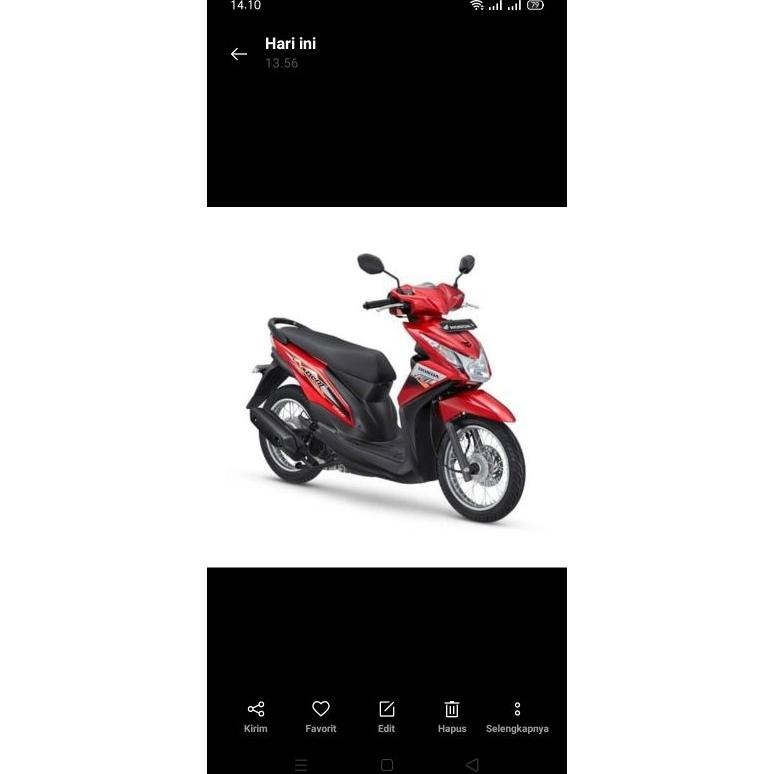 CR - Tameng body depan beat f1 2013 2014 2015 merah putih hitam TERLARIS