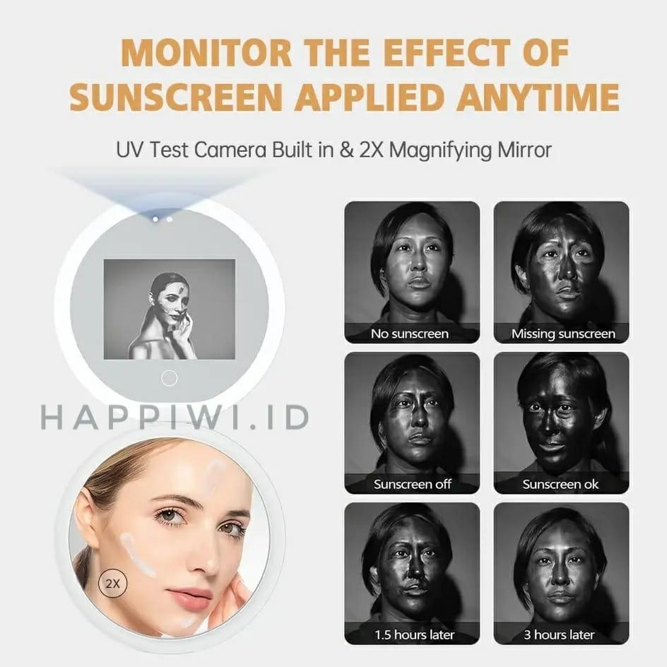 DFG UV Camera UV Cam Kaca Pendeteksi Sunblock UV Sunscreen Mirror UV Sun Screen Kamera Kaca Pendetek