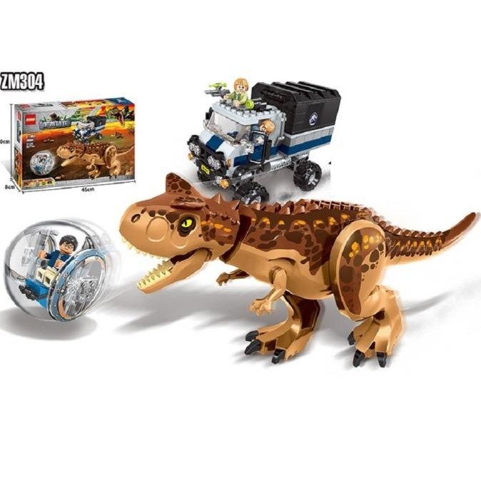 77047 Lego Dinosaurus Jurassic World Carnotaurus Gyrosphere Escape