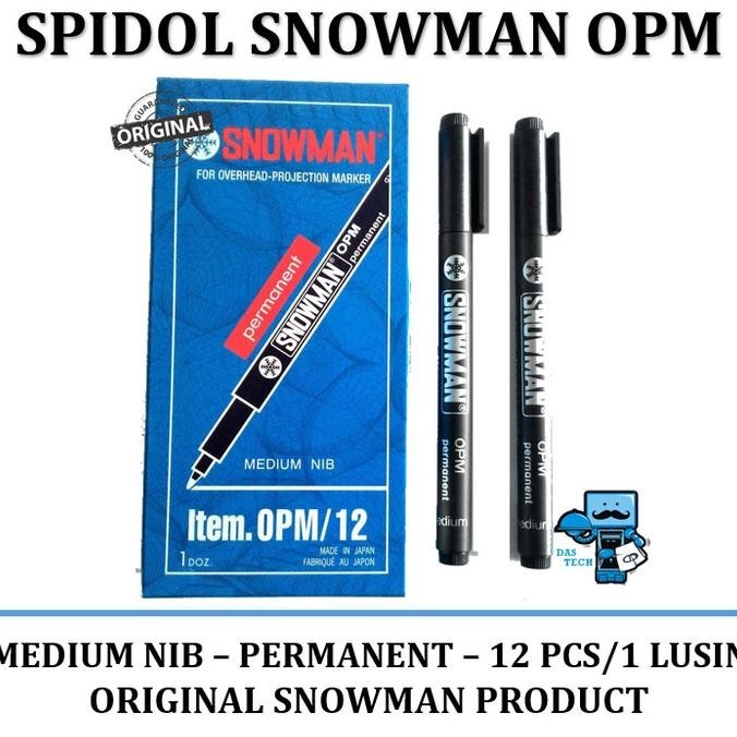 

Spidol Ohp Snowman Opm (12Pcs/Lusin)