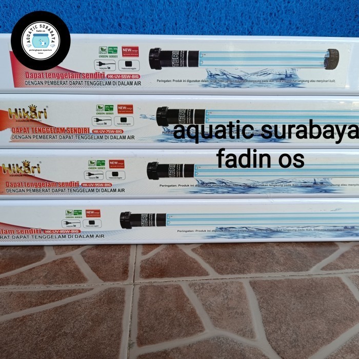 Hikari Lampu Uv Kolam Koi Lampu Uv Sterilisasi Alga 55/75/95/115 Watt