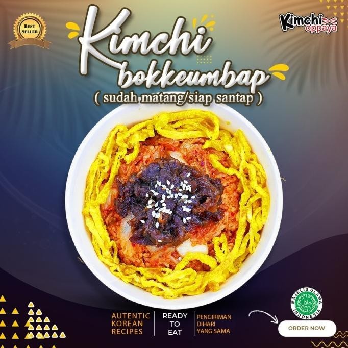 

Kimchi Bokkeumbap (Nasi Goreng Kimchi) Siap Makan Enak InstantDelivery