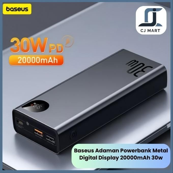 Baseus Adaman Powerbank Metal Digital Display 20000mAh 30w