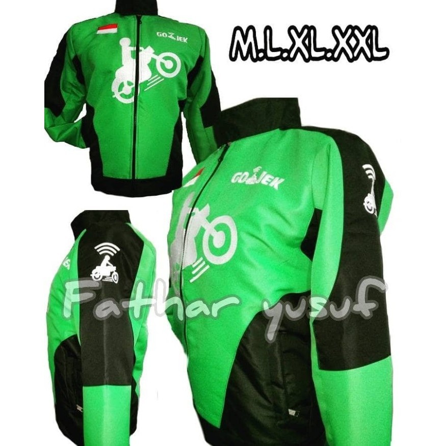 jaket ojek online/ go jek