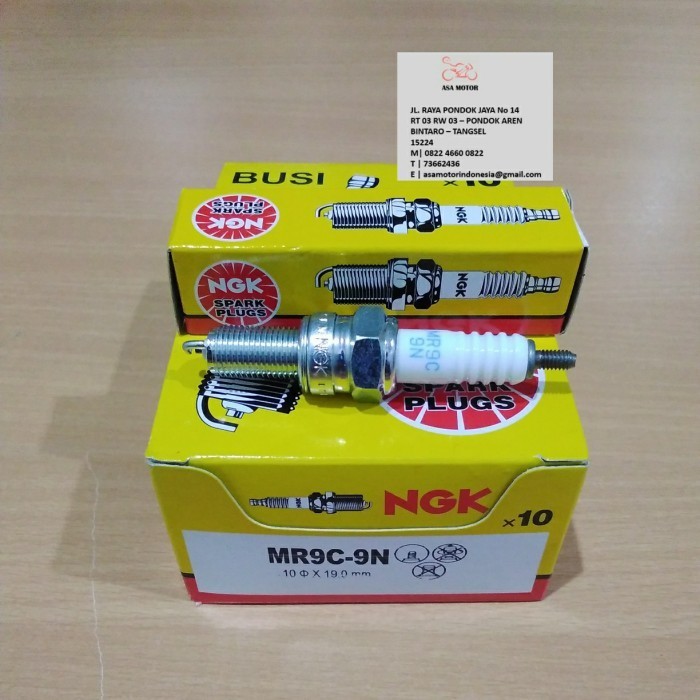 Busi Ngk Mr9C-9N Untuk Motor Beat Esp/New Sonic/Scoopy Esp