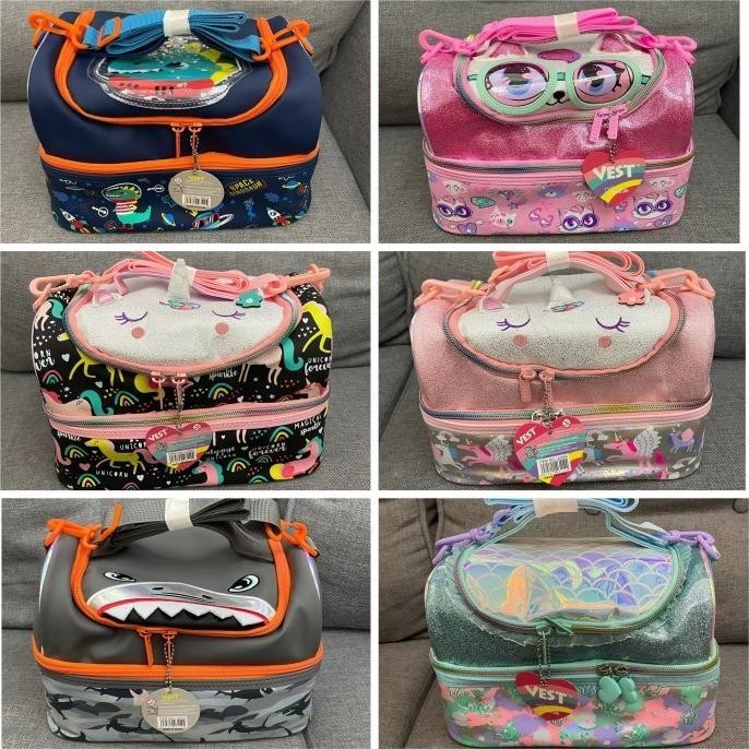 Tas Makan Yummy Box/Tas Makan Anak/Lunch Bag Anak/Tas Double Dekker