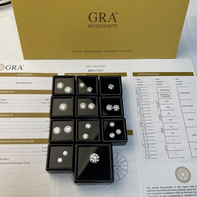 Berkualitas Berlian Moissanite Vvs1 Color D