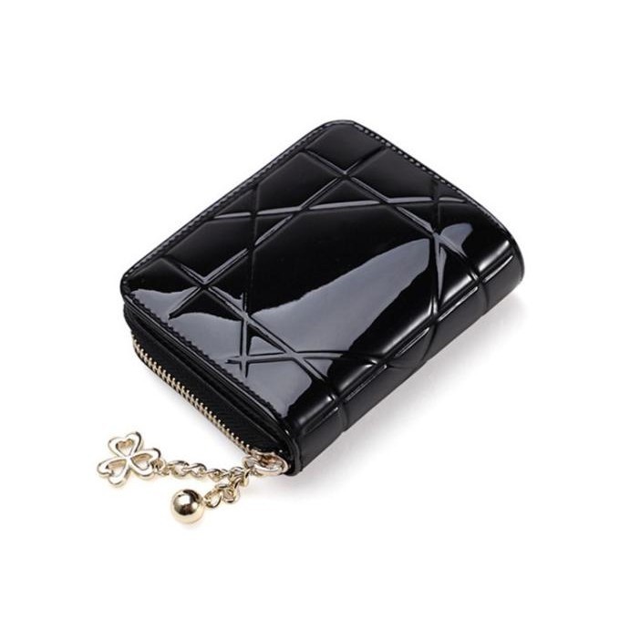 DOMPET KECIL WANITA KULIT GLOSSY IMPORT ABG FASHION KOREA MURAH BATAM