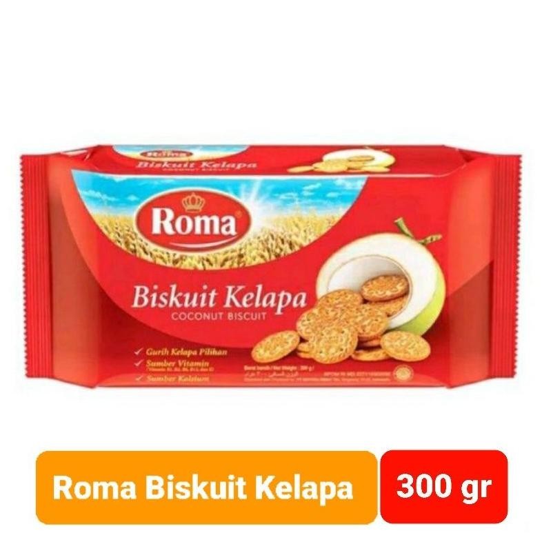 

New Produk Biskuit Roma Kelapa 300 Gr .