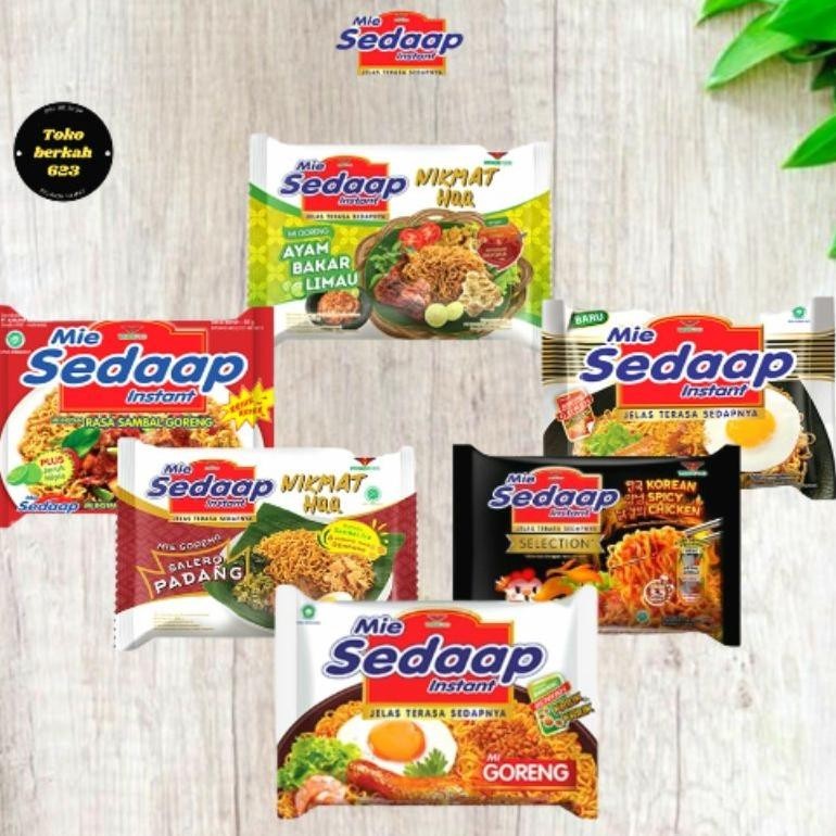 

New Produk Mie Sedaap Goreng All Variant Spicy Chicken / Salero Padang / Sambal Goreng / Ayam Bakar Limau .