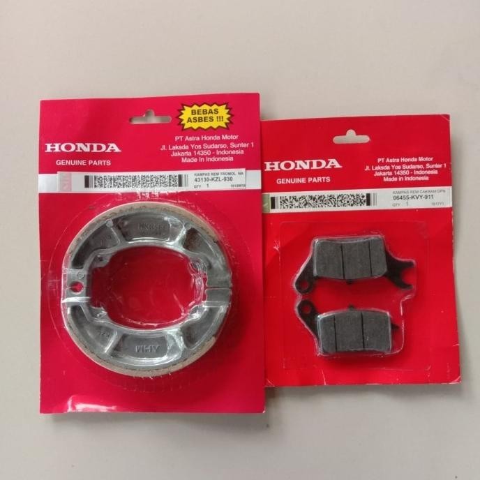KAMPAS REM DEPAN BELAKANG BEAT KARBU