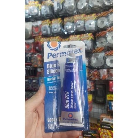 

TERLARIS Lem paking permatex gasket original blue biru ori lem mesin super lem mesin RTV/ULTRA BLUE original ung-18