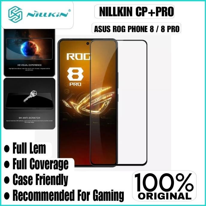 Jual Tempered Glass Asus Rog 8/Rog 8 Pro Nillkin Cp+Pro High Quality