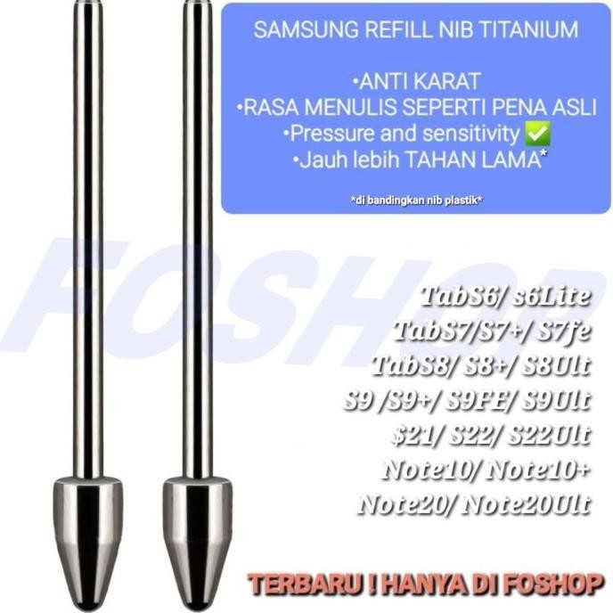 

Sale Samsung Refill Tip Tab Ujung Nib Spen Titanium Anti Karat Termurah Terlaris