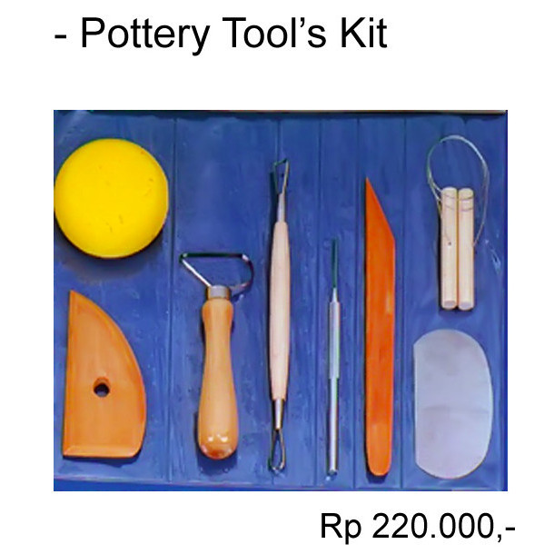 Alif Pottery Tools Kit / Peralatan Clay