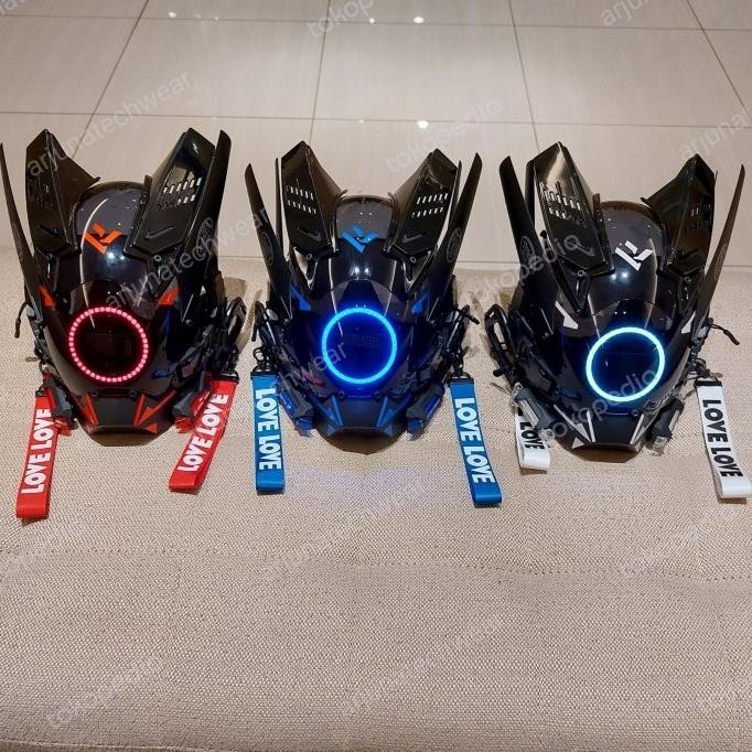 diy cyberpunk mask cosplay v6